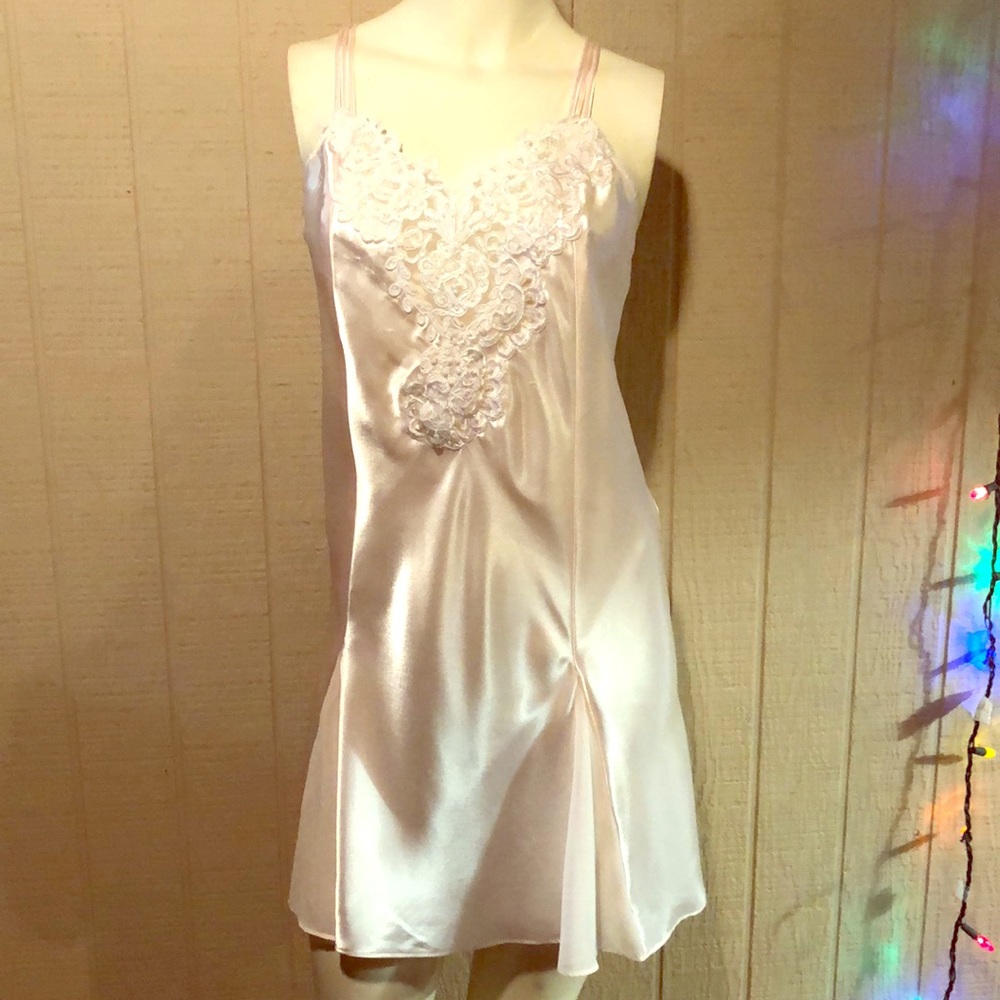 Vintage inspired lacy slip.